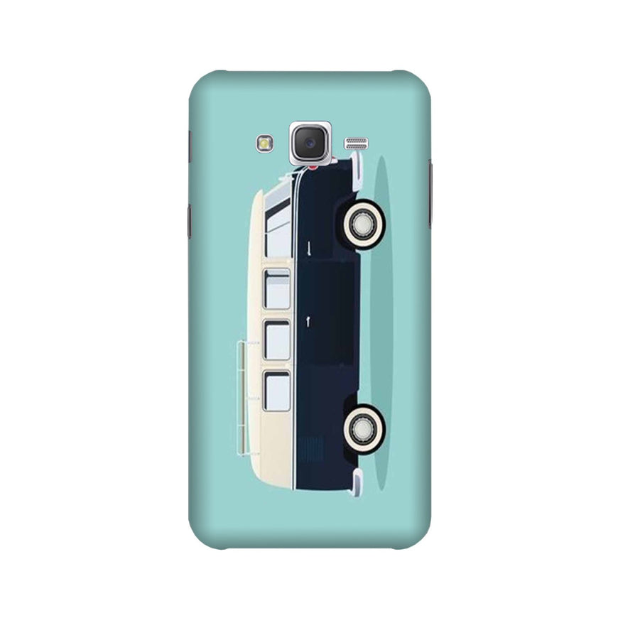 Travel Bus Mobile Back Case for Galaxy E5  (Design - 379)