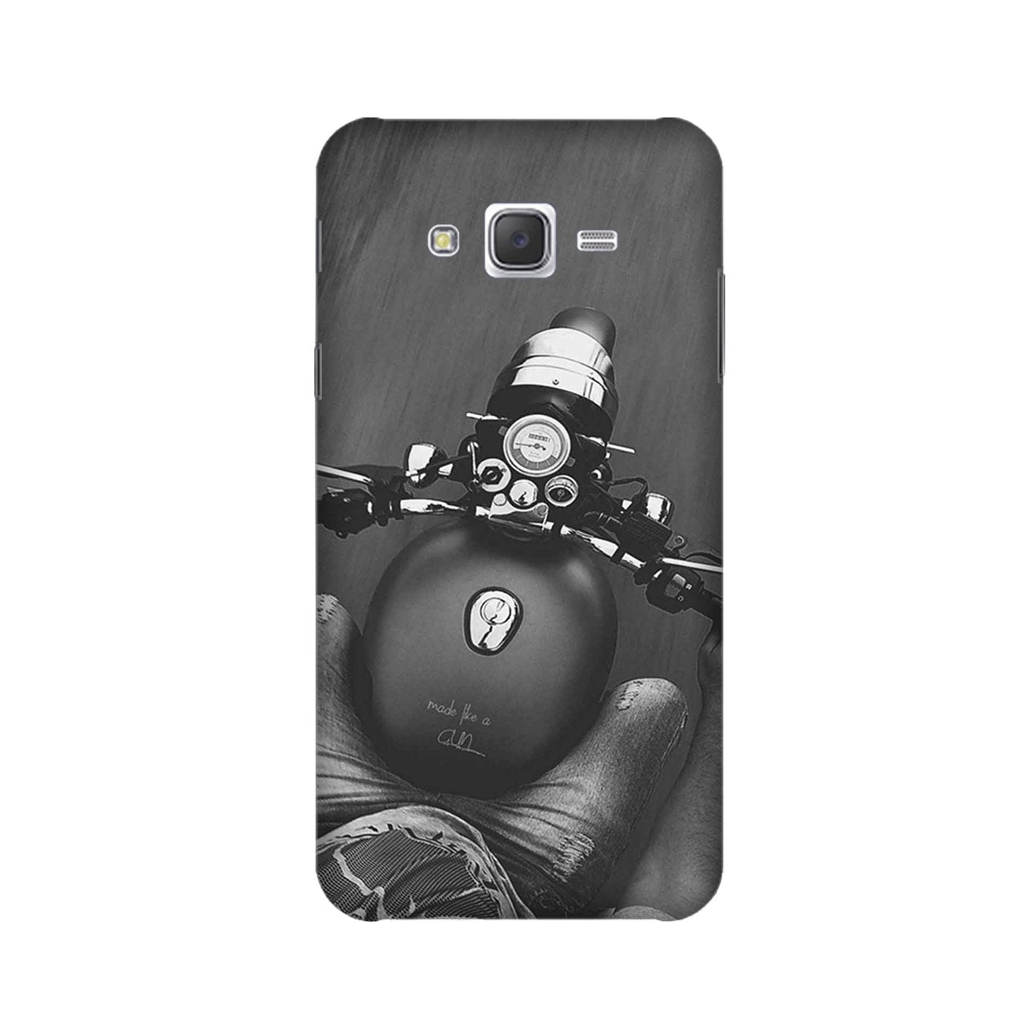 Royal Enfield Mobile Back Case for Galaxy J7 (2016) (Design - 382)