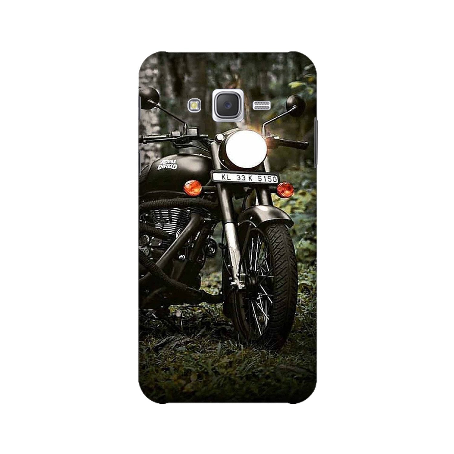 Royal Enfield Mobile Back Case for Galaxy J7 (2016) (Design - 384)