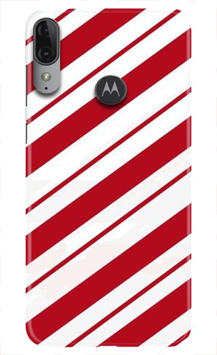 Red White Case for Moto E6s