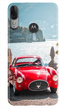 Vintage Car Mobile Back Case for Moto E6s (Design - 51)