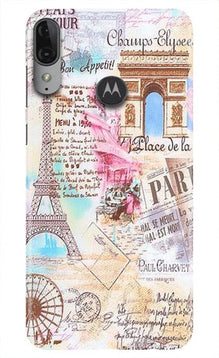 Paris Eiftel Tower Mobile Back Case for Moto E6s (Design - 54)