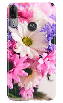 Coloful Daisy Mobile Back Case for Moto E6s (Design - 73)