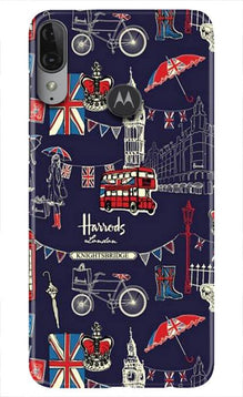 Love London Mobile Back Case for Moto E6s (Design - 75)