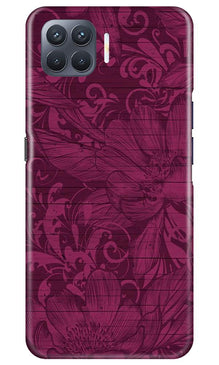 Purple Backround Mobile Back Case for Oppo F17 Pro (Design - 22)