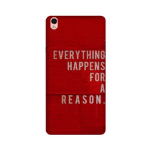 Everything Happens Reason Mobile Back Case for Vivo V3 (Design - 378)