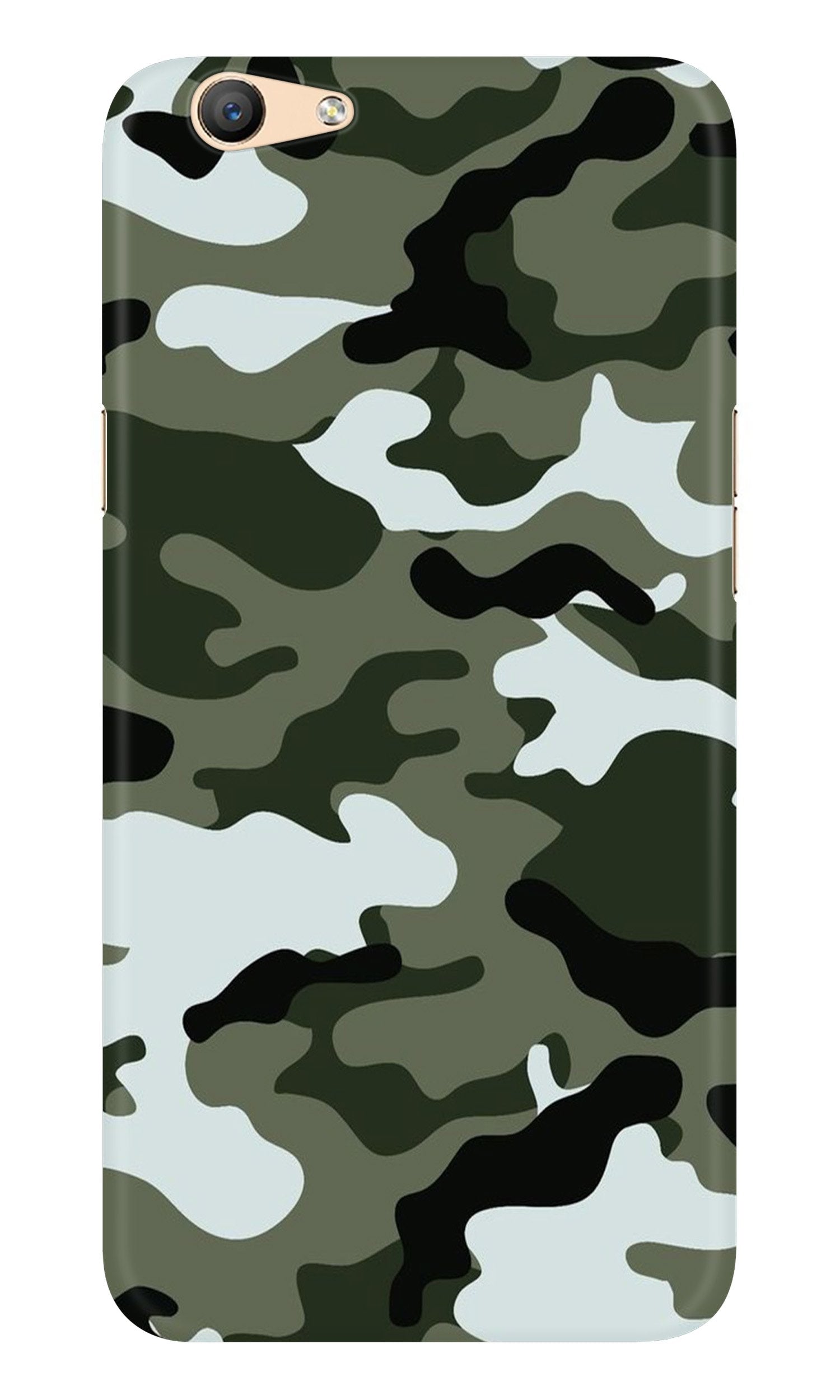 Army Camouflage Case for Oppo A57(Design - 108)