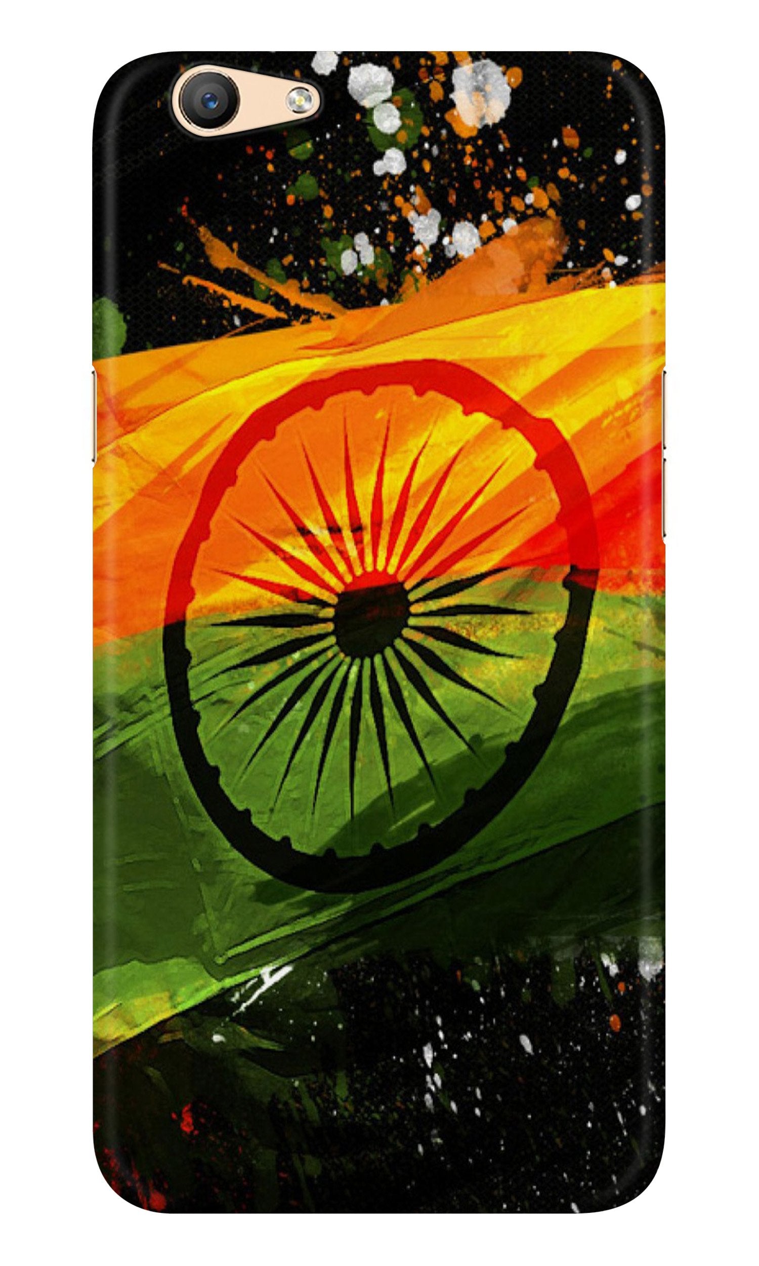 Indian Flag Case for Oppo A57(Design - 137)