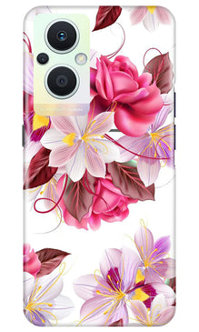 Beautiful flowers Mobile Back Case for Oppo F21 Pro 5G (Design - 23)