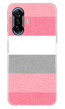Pink white pattern Mobile Back Case for Poco F3 GT 5G (Design - 55)