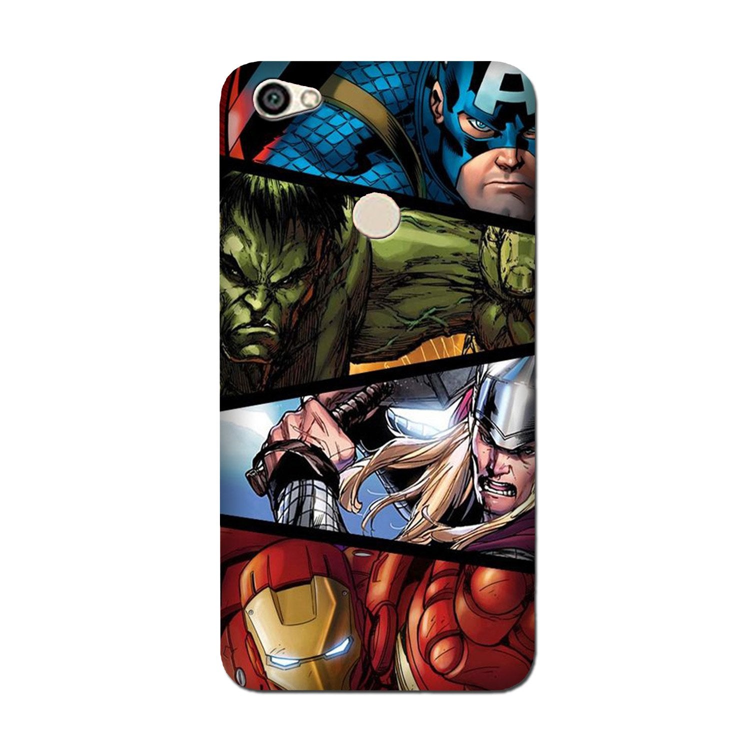 Avengers Superhero Case for Oppo F5  (Design - 124)