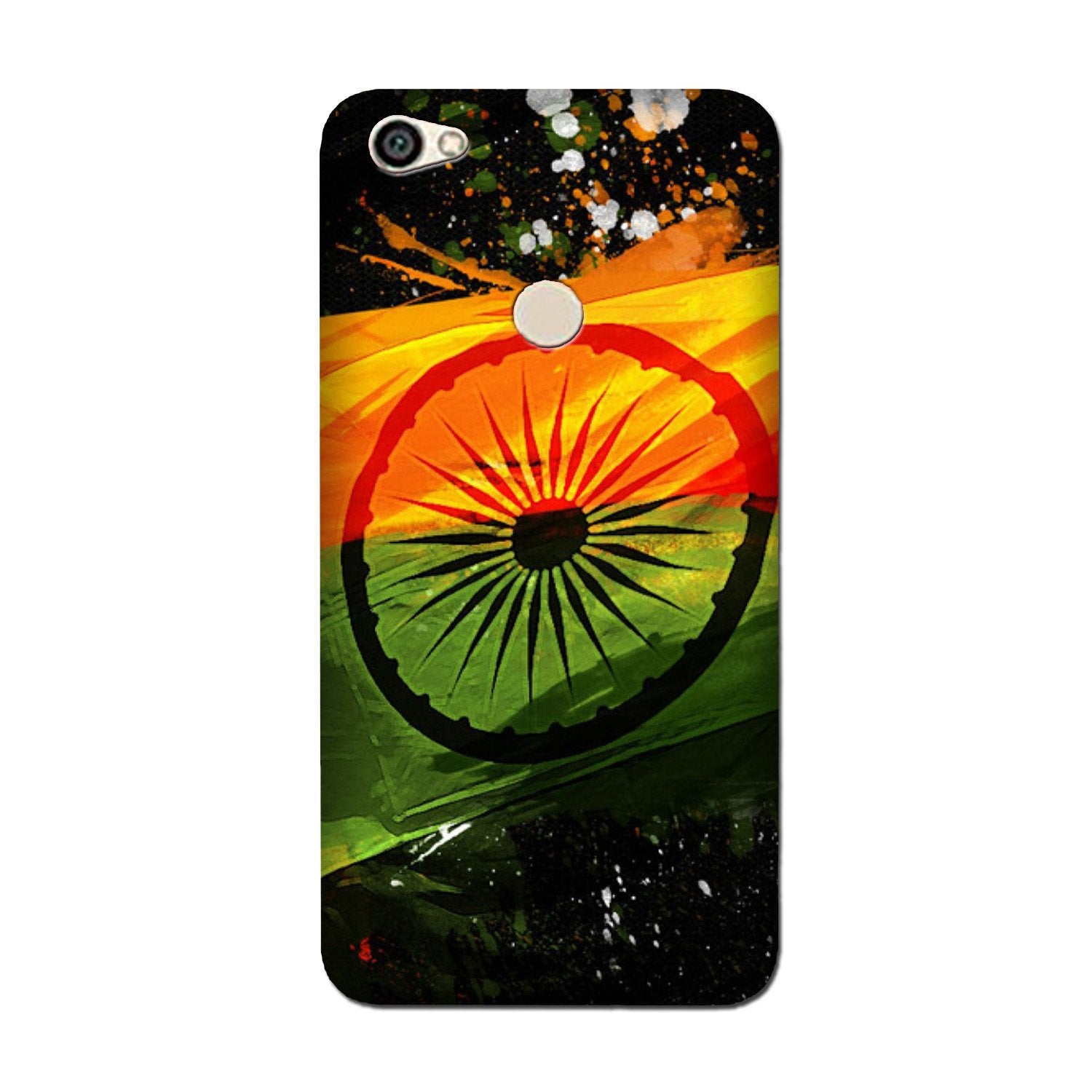 Indian Flag Case for Oppo F5  (Design - 137)