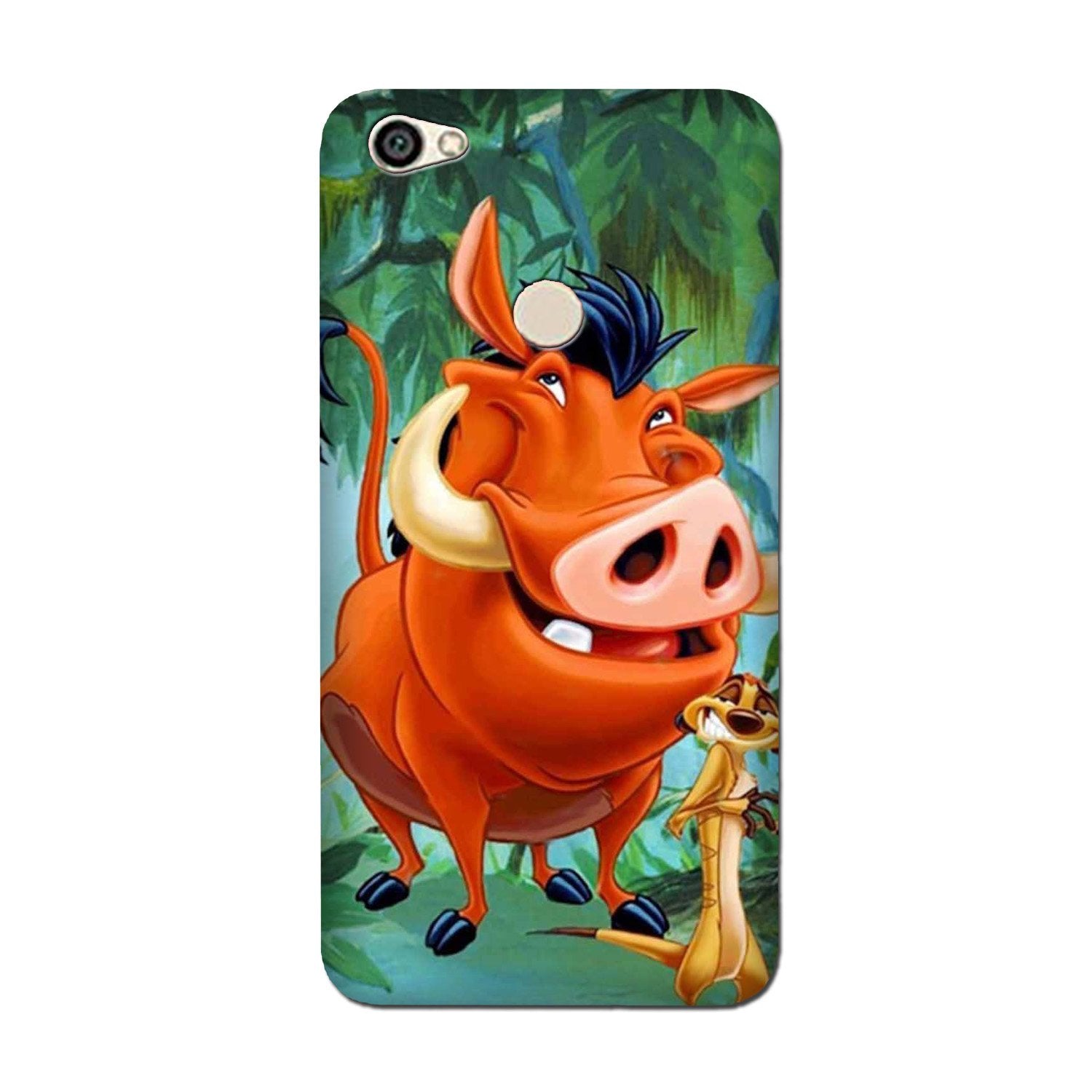 Timon and Pumbaa Mobile Back Case for Oppo F5 (Design - 305)