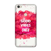 Good Vibes Only Mobile Back Case for Vivo Y83/ Y81 (Design - 393)