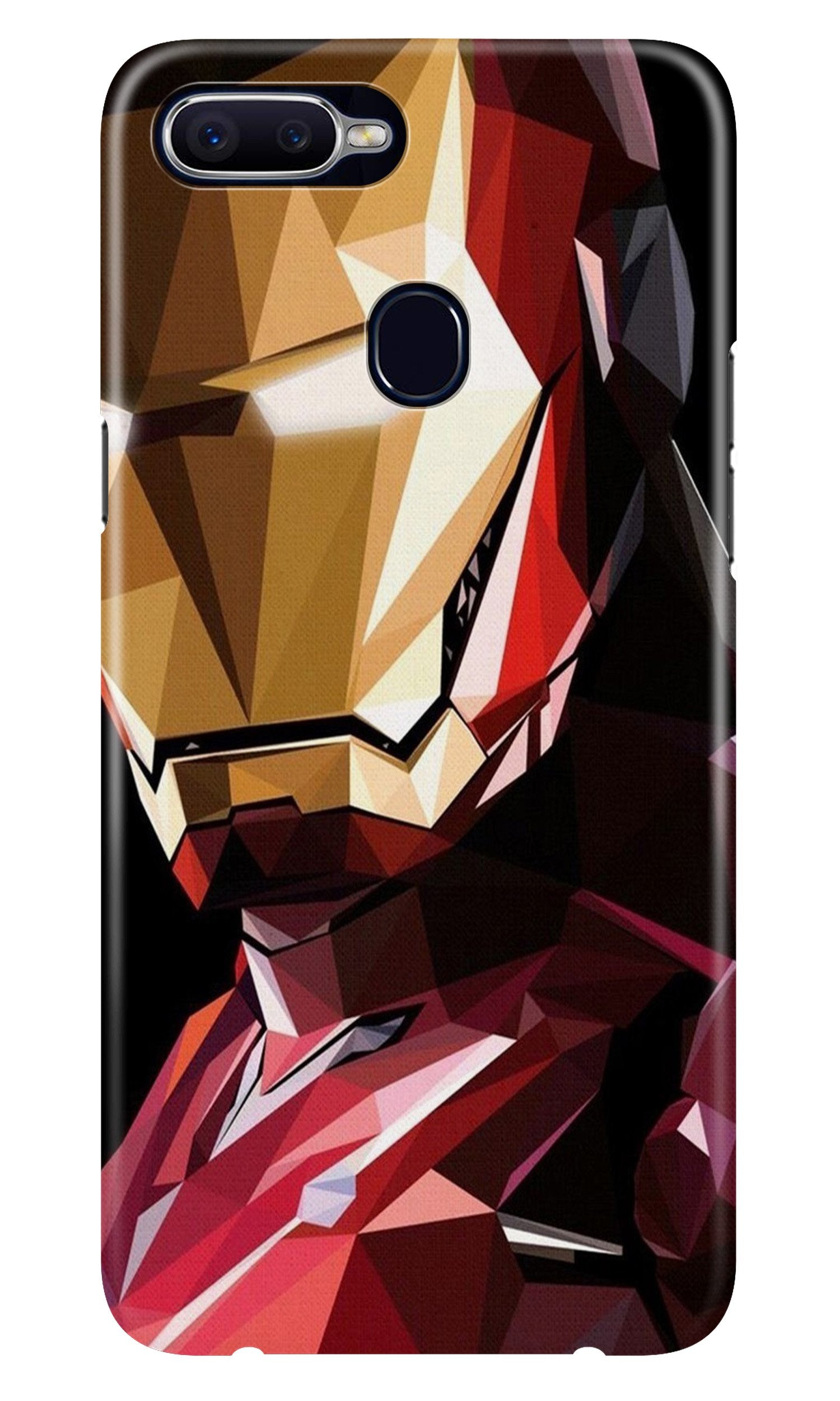 Iron Man Superhero Case for Oppo F9  (Design - 122)