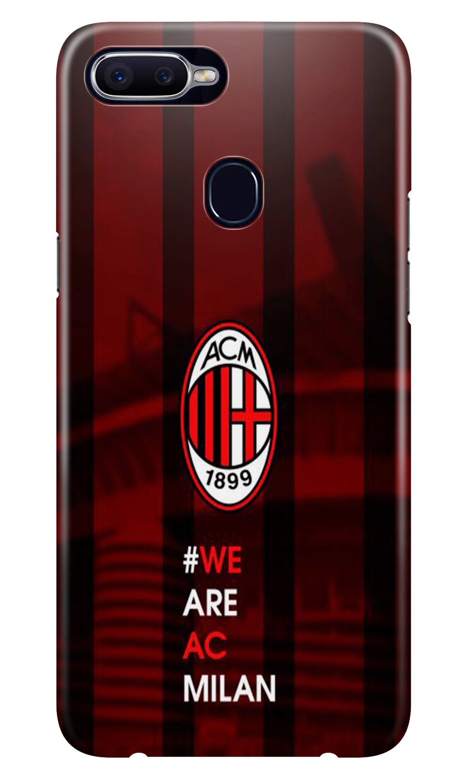 AC Milan Case for Oppo F9  (Design - 155)