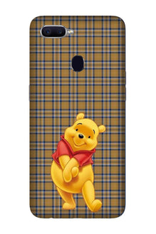 Pooh Mobile Back Case for Oppo F9  (Design - 321)