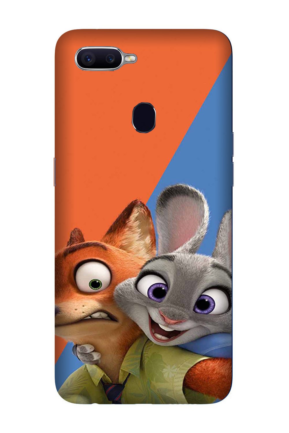 Cartoon Mobile Back Case for Oppo R15 Pro  (Design - 346)