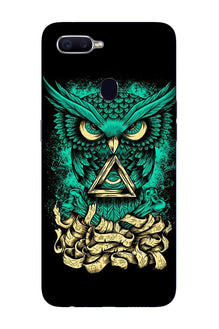 Owl Mobile Back Case for Oppo F9  (Design - 358)