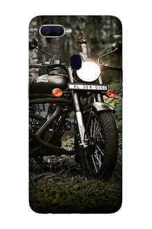 Royal Enfield Mobile Back Case for Oppo F9  (Design - 384)