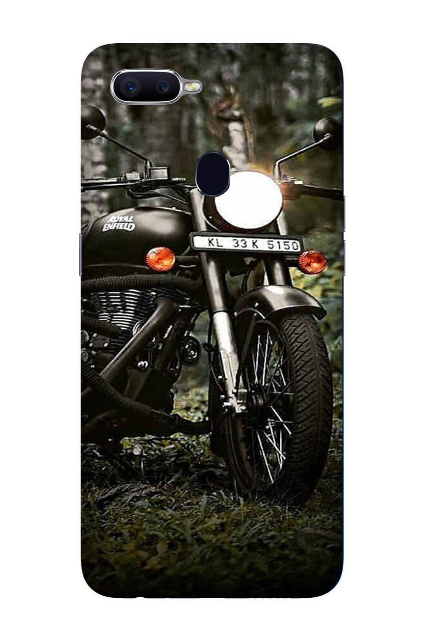 Royal Enfield Mobile Back Case for Oppo A5  (Design - 384)