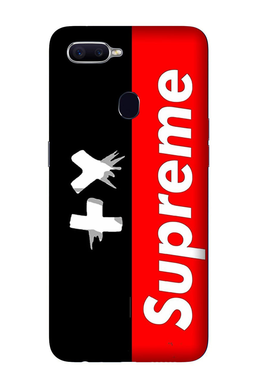 Supreme Mobile Back Case for Oppo A7  (Design - 389)