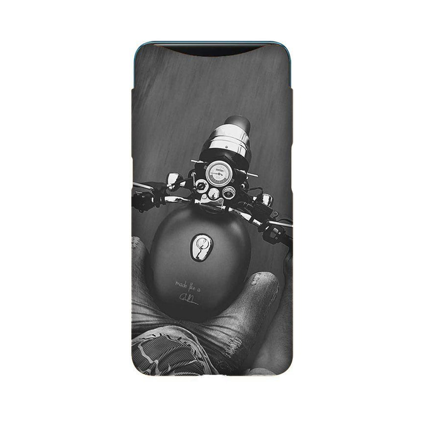 Royal Enfield Mobile Back Case for Oppo Find X  (Design - 382)