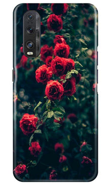 Red Rose Mobile Back Case for Oppo Find X2 (Design - 66)