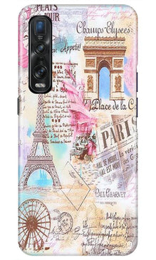 Paris Eiftel Tower Mobile Back Case for Oppo Find X2 Pro (Design - 54)
