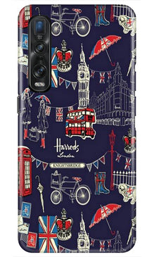 Love London Mobile Back Case for Oppo Find X2 Pro (Design - 75)