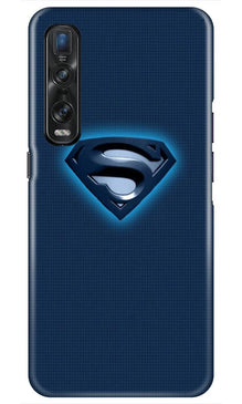 Superman Superhero Mobile Back Case for Oppo Find X2 Pro  (Design - 117)