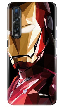 Iron Man Superhero Mobile Back Case for Oppo Find X2 Pro  (Design - 122)