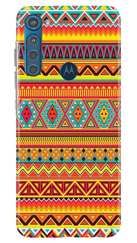 Zigzag line pattern Case for Moto One Fusion Plus