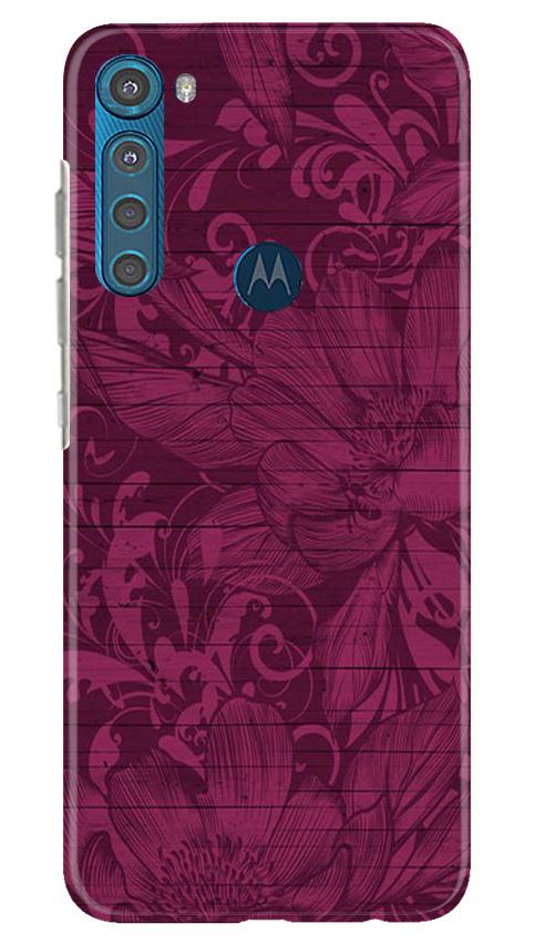 Purple Backround Case for Moto One Fusion Plus