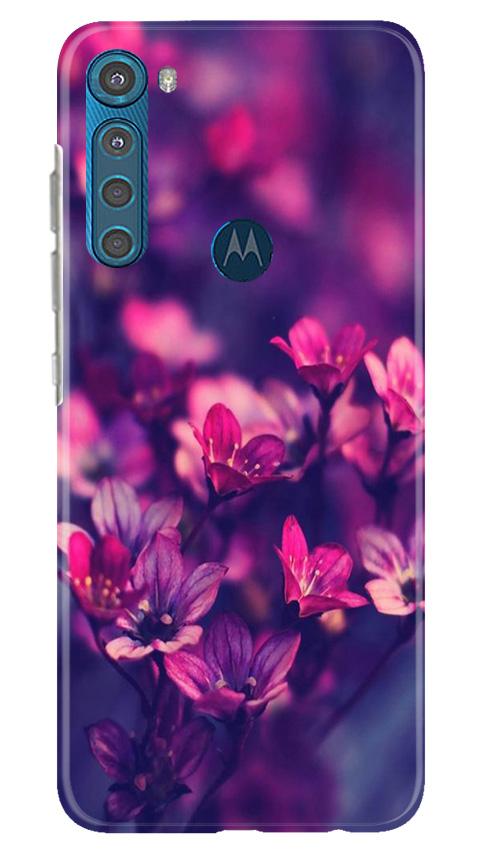 flowers Case for Moto One Fusion Plus