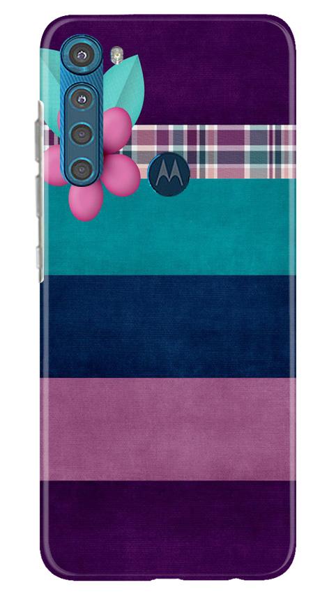 Purple Blue Case for Moto One Fusion Plus