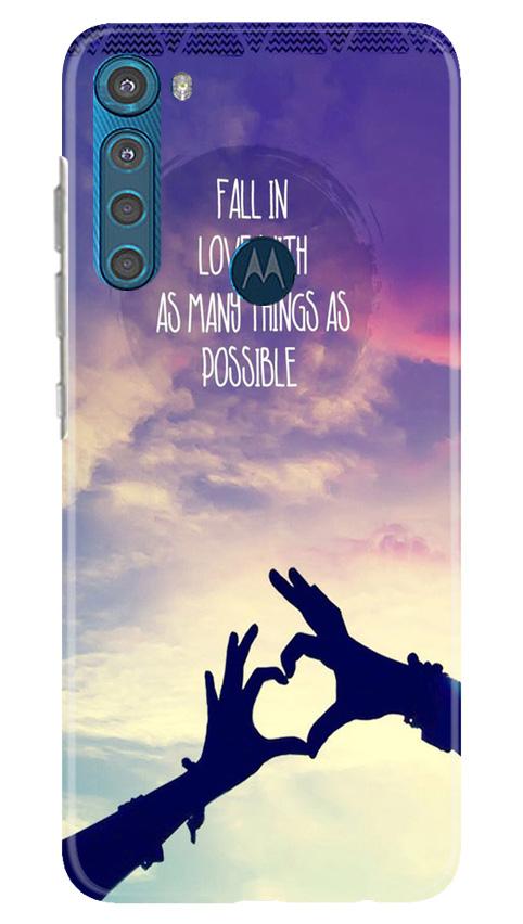 Fall in love Case for Moto One Fusion Plus