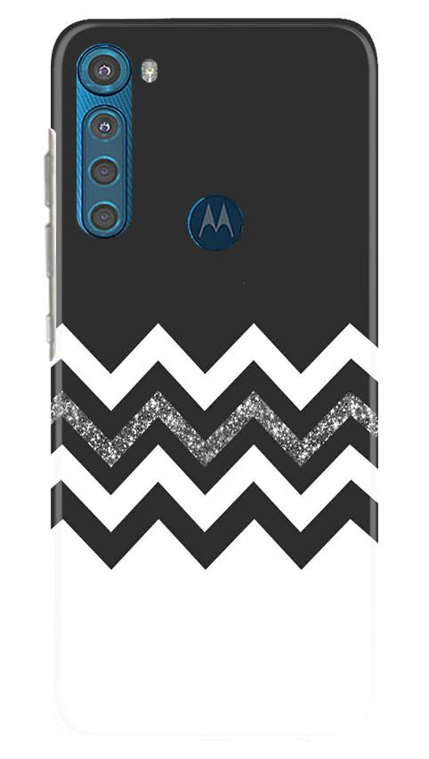 Black white Pattern2Case for Moto One Fusion Plus