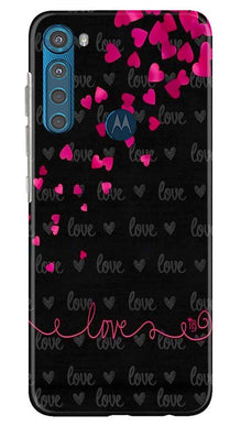 Love in Air Mobile Back Case for Moto One Fusion Plus (Design - 89)