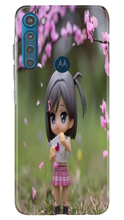 Cute Girl Case for Moto One Fusion Plus