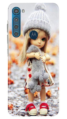 Cute Doll Mobile Back Case for Moto One Fusion Plus (Design - 93)