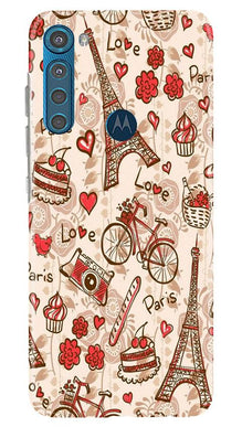 Love Paris Mobile Back Case for Moto One Fusion Plus  (Design - 103)