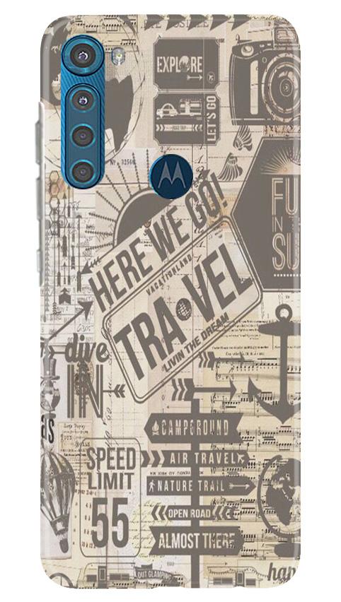 Travel Case for Moto One Fusion Plus(Design - 104)