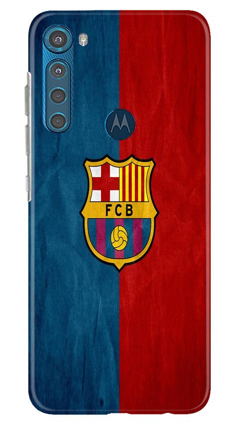 FCB Football Case for Moto One Fusion Plus(Design - 123)