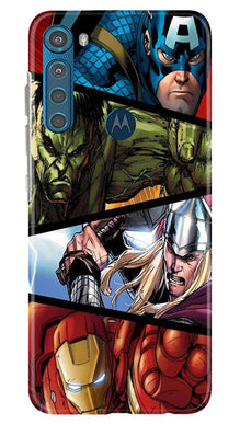 Avengers Superhero Mobile Back Case for Moto One Fusion Plus  (Design - 124)