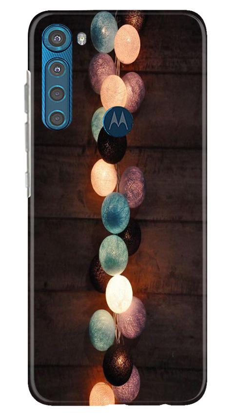 Party Lights Case for Moto One Fusion Plus (Design No. 209)