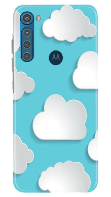 Clouds Mobile Back Case for Moto One Fusion Plus (Design - 210)