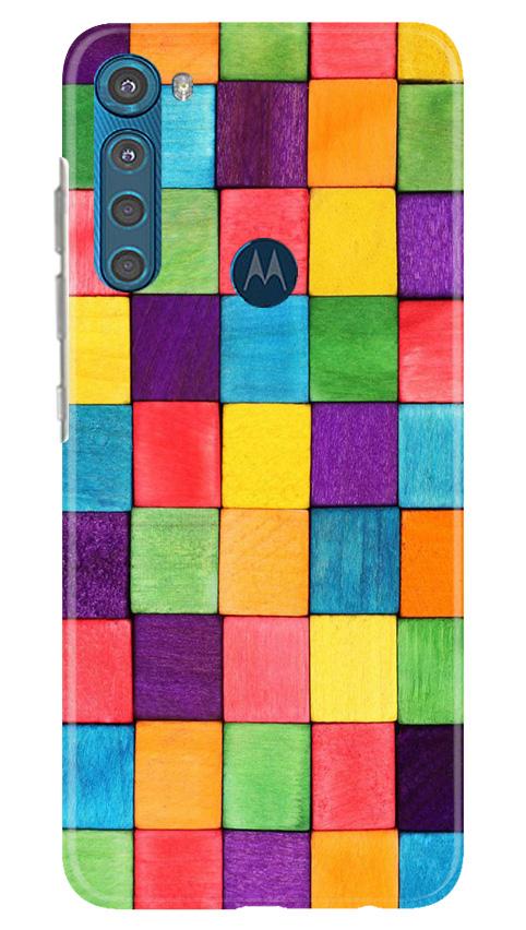 Colorful Square Case for Moto One Fusion Plus (Design No. 218)