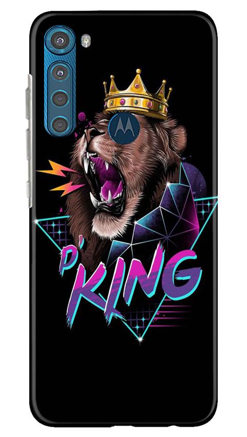 Lion King Case for Moto One Fusion Plus (Design No. 219)