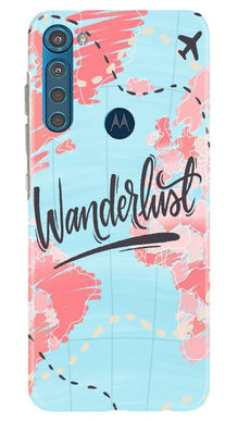 Wonderlust Travel Mobile Back Case for Moto One Fusion Plus (Design - 223)